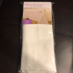 Spring cutwork tablecloth